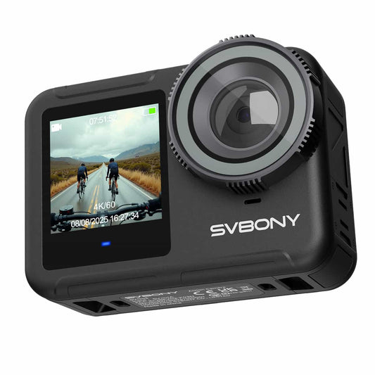 SVGO3 4K Waterproof Action Camera with Magnetic Quick Release ,Low-light Shooting, for Surfing, Diving, and Adventures