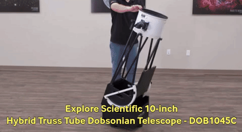 Explore Scientific 10-inch Hybrid Truss Tube Dobsonian Telescope DOB1045C