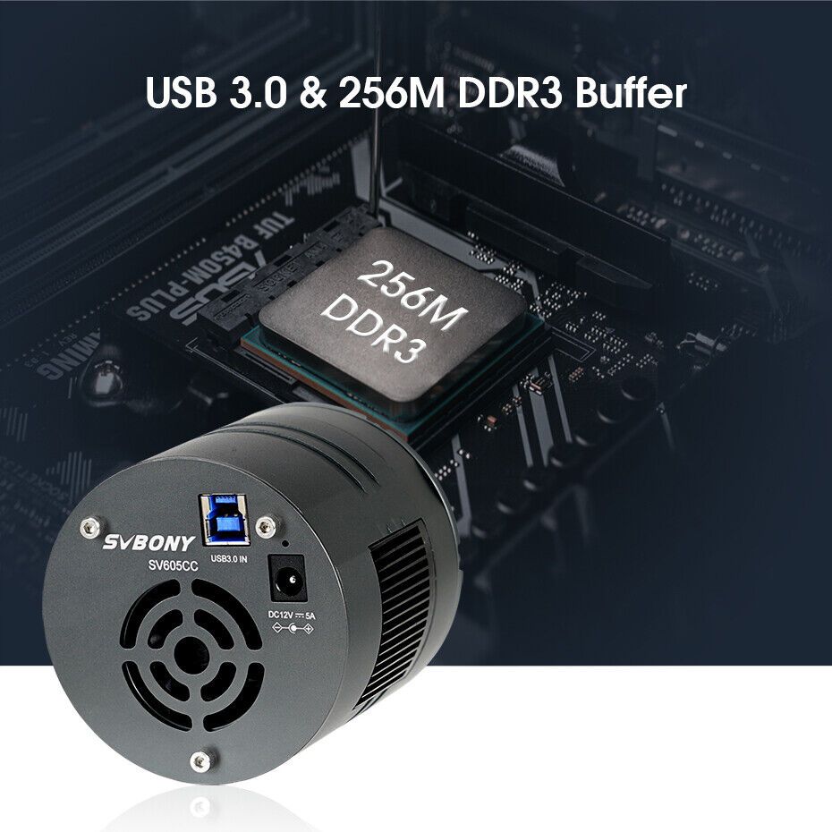 SVBONY SV605CC TEC cooled OSC Camera USF9198K 9MP USB 3.0 for Deep Space Astrophotography