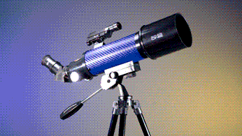 ExploreOne CF400 Blue Carbon Fiber Wrap 70mm Pan Handle AZ Mount Telescope 88-10073CF