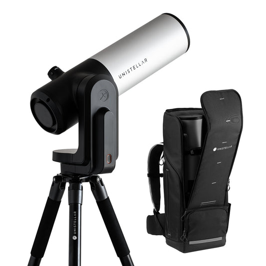 Unistellar eVscope 2 Digital Telescope and Backpack - Smart, Compact, and User-Friendly Telescope