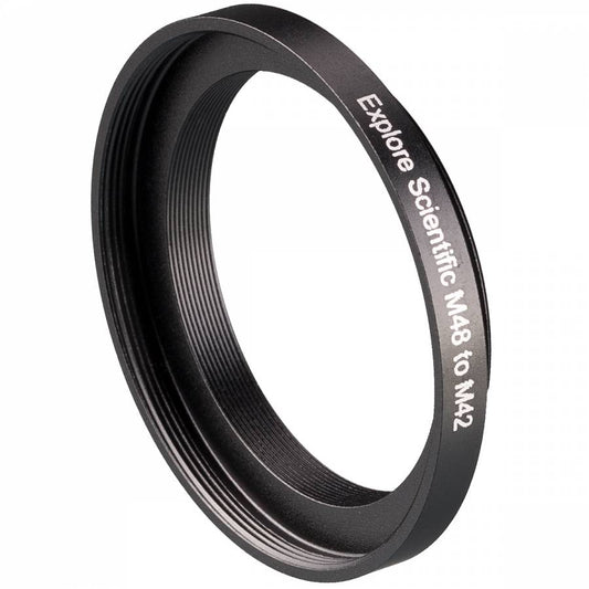 Explore Scientific T2 Reduction Adapter 510382 M48x0.75 to M42x0.75
